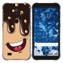 Funda Gel Tpu para Ulefone Armor X8 diseño Helado Chocolate Dibujos