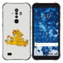 Funda Gel Tpu para Ulefone Armor X8 diseño Leones Dibujos