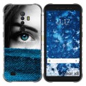 Funda Gel Tpu para Ulefone Armor X8 diseño Ojo Dibujos