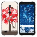 Funda Gel Tpu para Ulefone Armor X8 diseño Pajaritos Dibujos