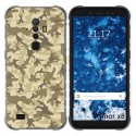 Funda Gel Tpu para Ulefone Armor X8 diseño Sand Camuflaje Dibujos