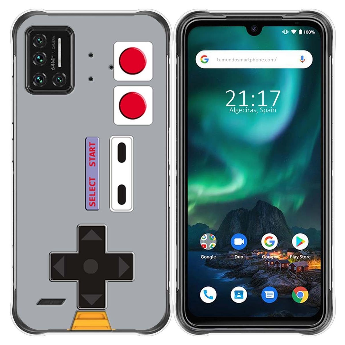 Funda Gel Tpu para Umidigi Bison diseño Consola Dibujos