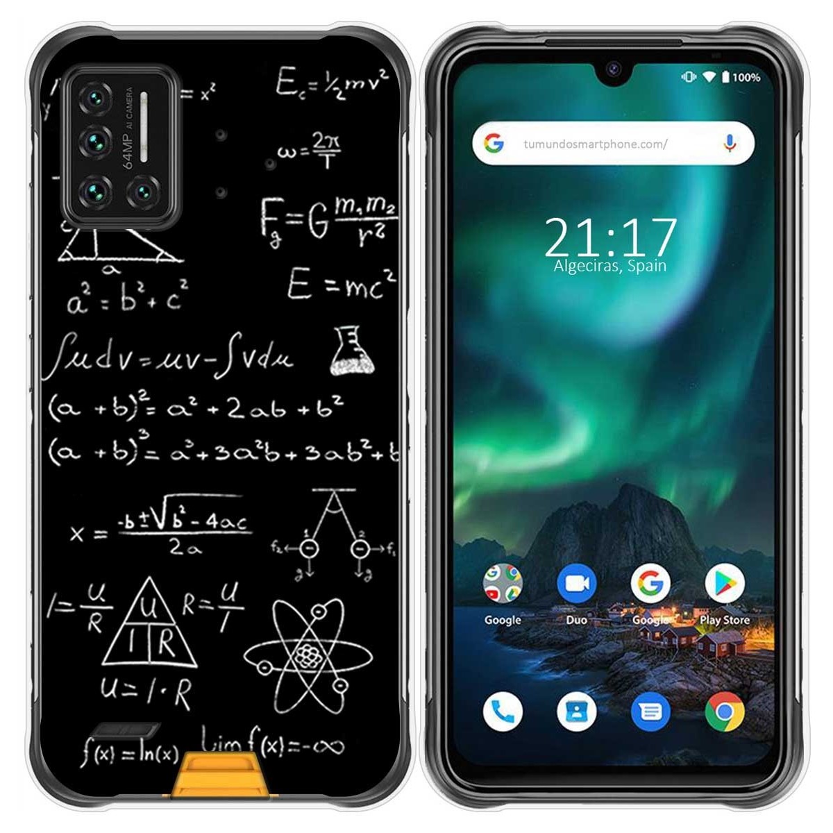 Funda Gel Tpu para Umidigi Bison diseño Formulas Dibujos