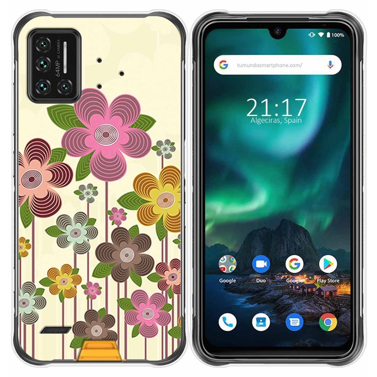 Funda Gel Tpu para Umidigi Bison diseño Primavera En Flor Dibujos