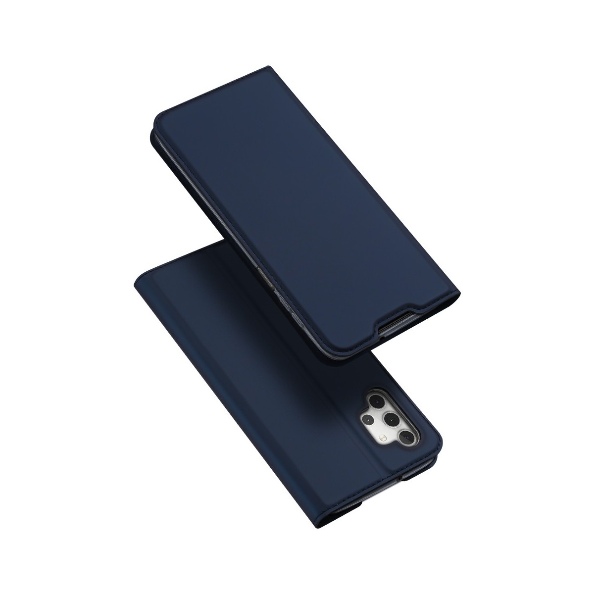 Funda Piel Soporte Magnética Dux Ducis para Samsung Galaxy A32 5G color Azul