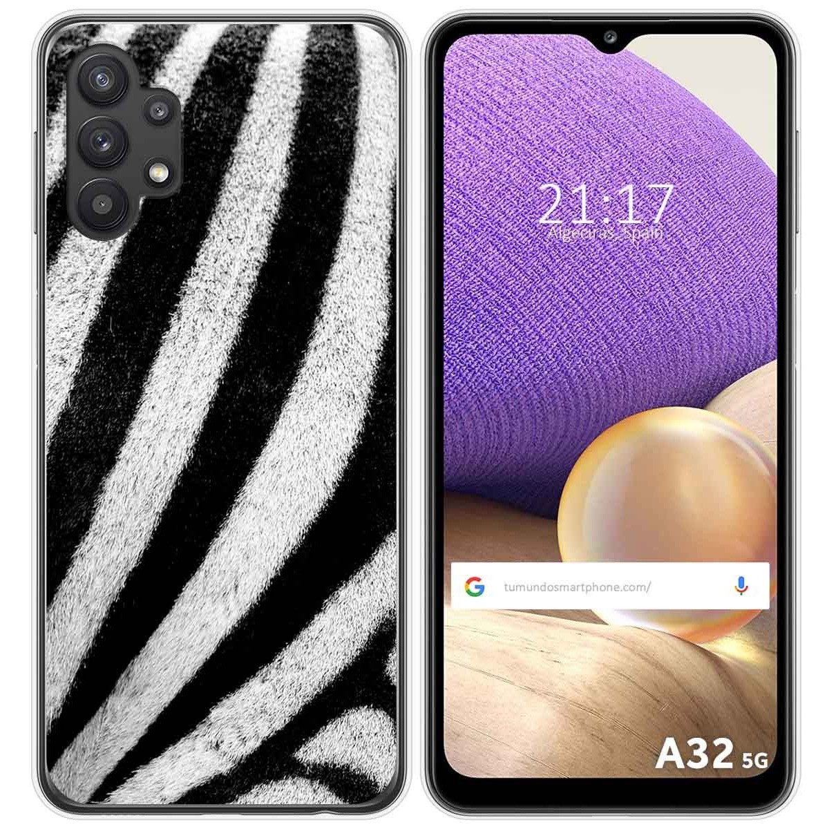 Funda Gel Tpu para Samsung Galaxy A32 5G diseño Animal 02 Dibujos