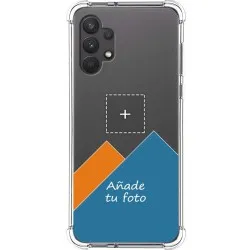 Personaliza tu Funda Silicona Anti-Golpes Transparente con tu Fotografía para Samsung Galaxy A32 4G personalizada