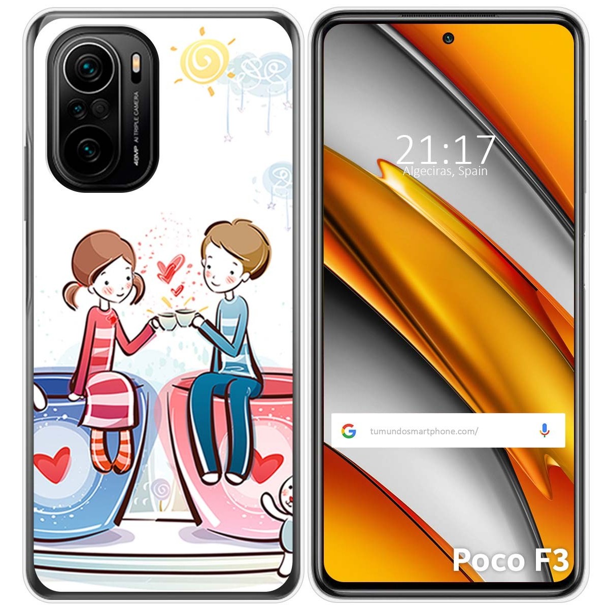 Funda Gel Tpu para Xiaomi POCO F3 5G / Mi 11i 5G diseño Neumatico Dibujos