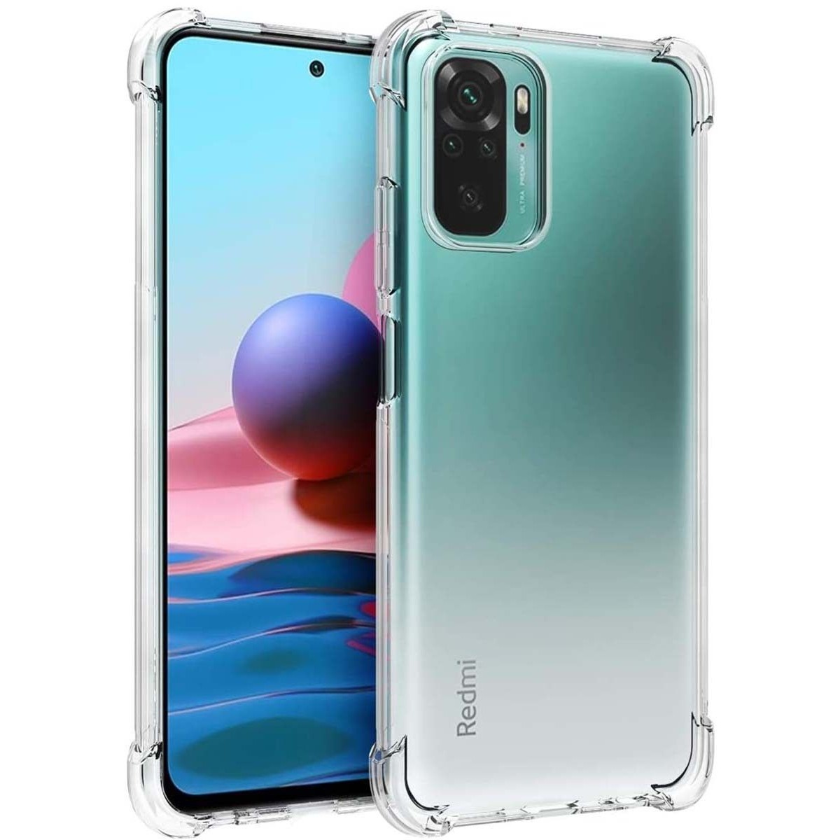 Funda Gel Tpu Anti-Shock Transparente para Xiaomi Redmi Note 10 / 10S