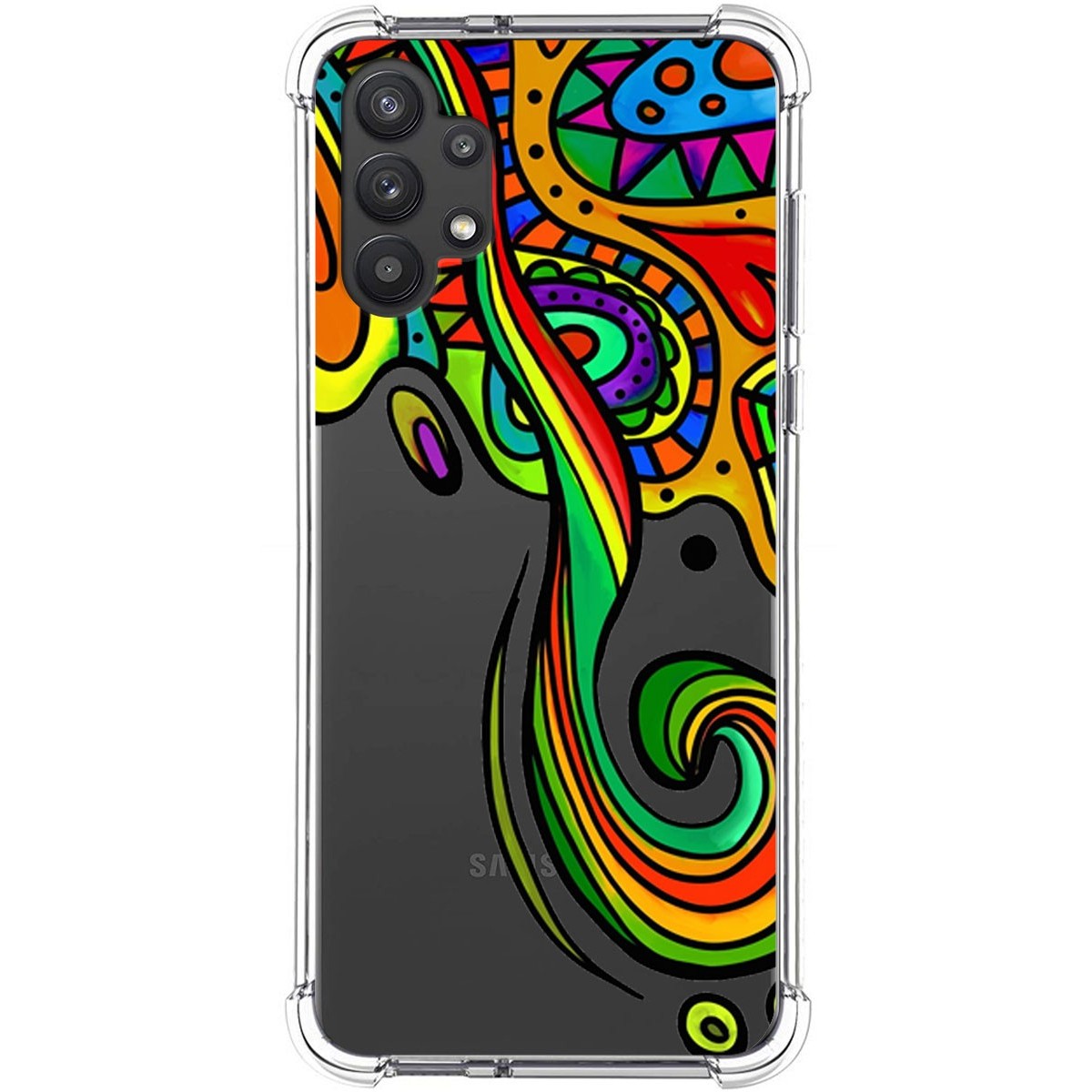 Funda Silicona Antigolpes para Samsung Galaxy A32 5G diseño Colores Dibujos