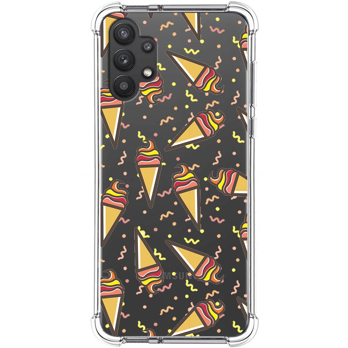 Funda Silicona Antigolpes para Samsung Galaxy A32 5G diseño Helados Dibujos