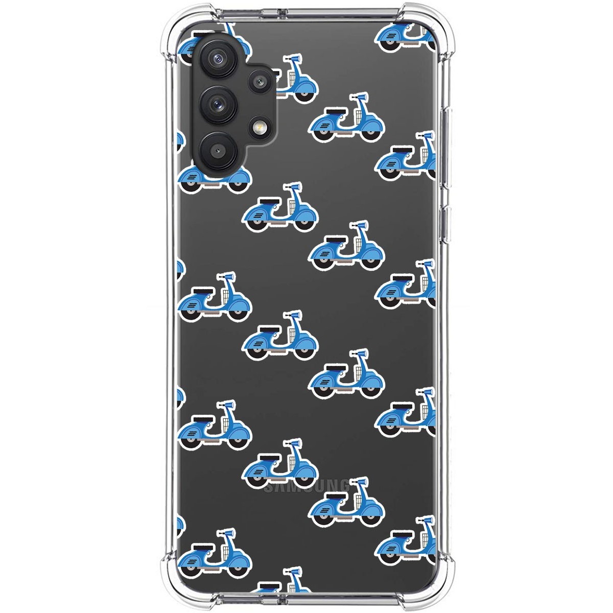 Funda Silicona Antigolpes para Samsung Galaxy A32 5G diseño Scooter Dibujos