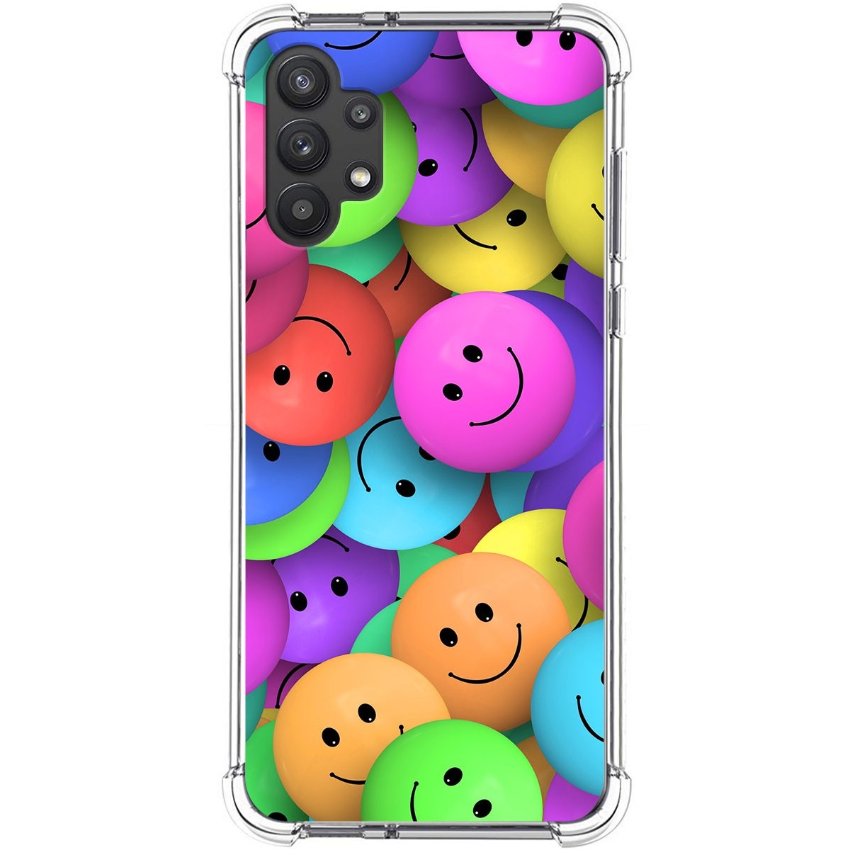 Funda Silicona Antigolpes para Samsung Galaxy A32 5G diseño Smile Dibujos