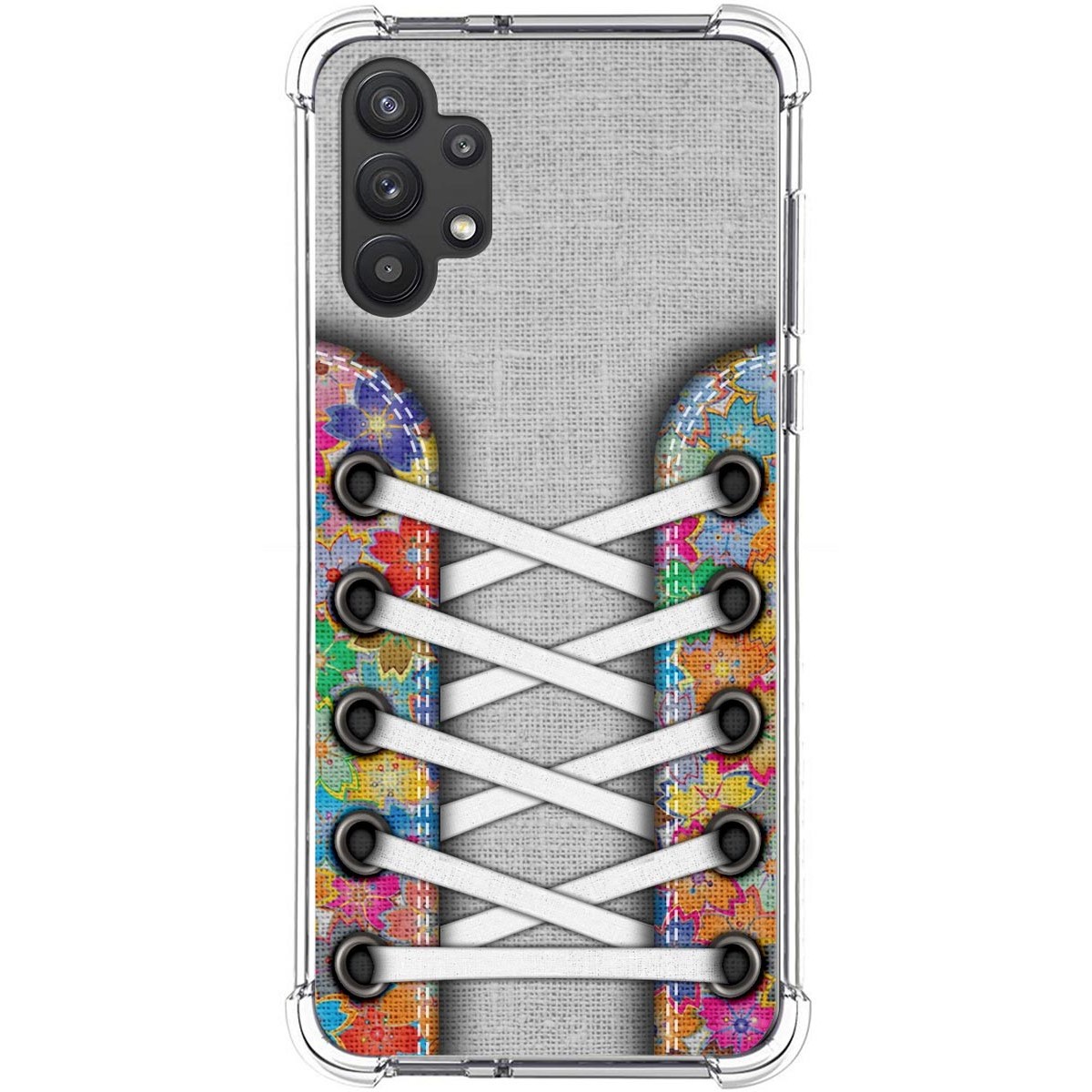 Funda Silicona Antigolpes para Samsung Galaxy A32 5G diseño Zapatillas 04 Dibujos