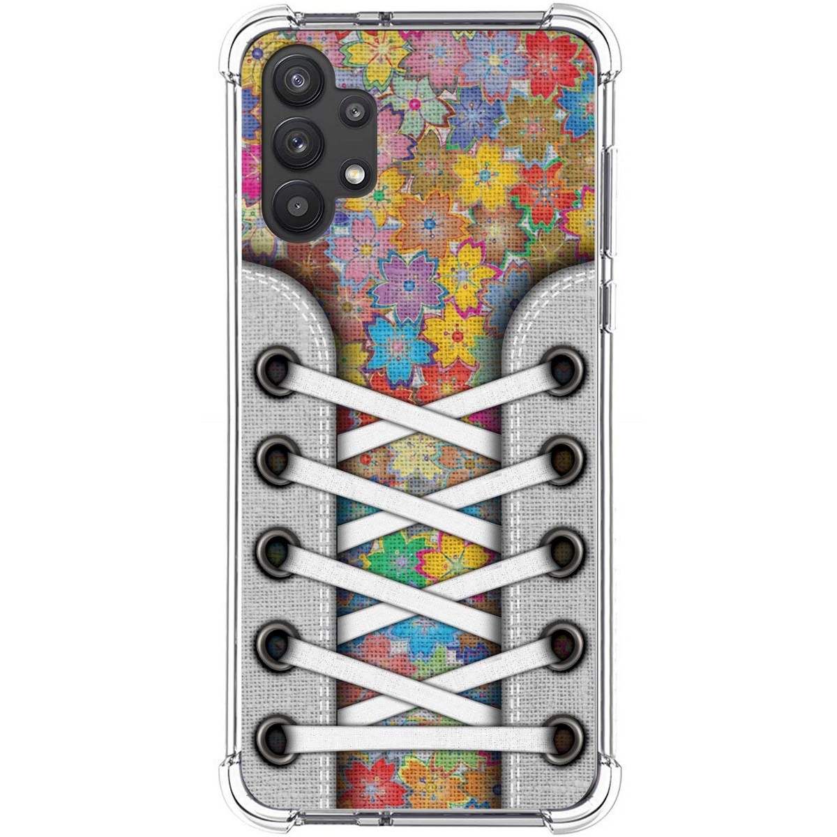 Funda Silicona Antigolpes para Samsung Galaxy A32 5G diseño Zapatillas 05 Dibujos