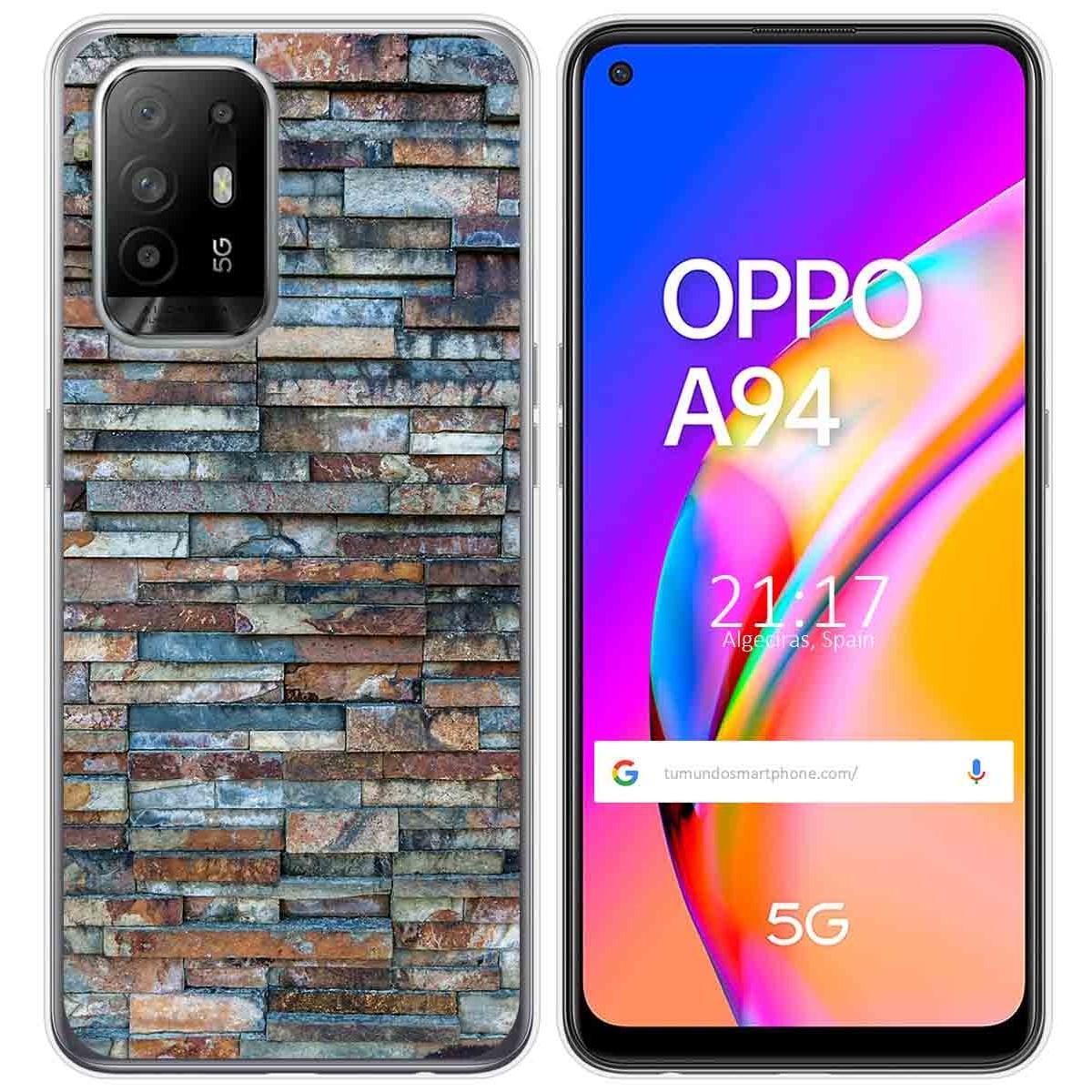 Funda Gel Tpu para Oppo A94 5G diseño Ladrillo 05 Dibujos