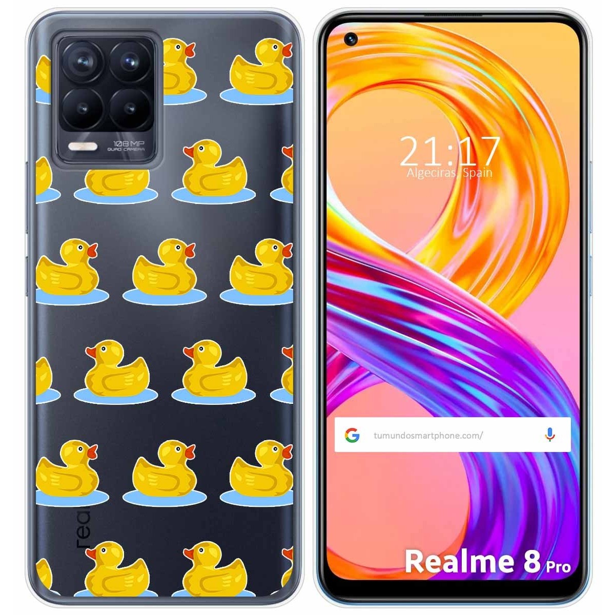 Funda móvil - Realme 8 4G / 8 Pro TUMUNDOSMARTPHONE, Realme, Realme 8 4G / 8  Pro, Multicolor