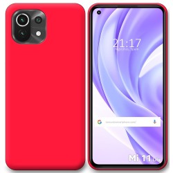 Funda Silicona Líquida Ultra Suave Xiaomi Mi 11 Lite 4g / 5g / 5g Ne Color  Roja con Ofertas en Carrefour