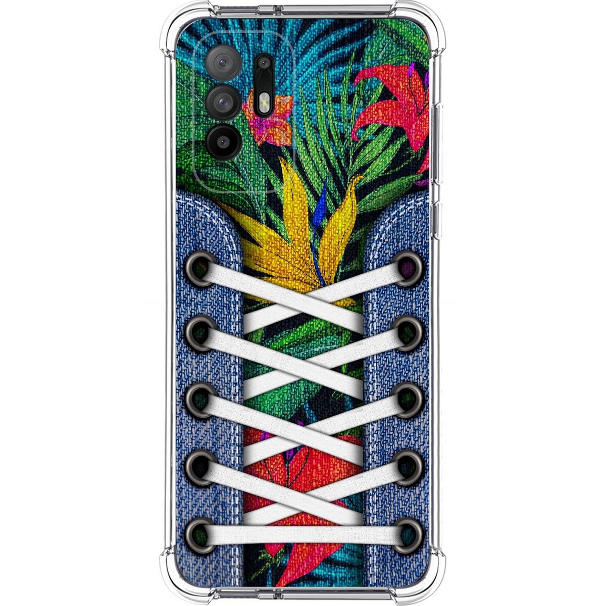 Funda Silicona Antigolpes para Oppo A94 5G diseño Zapatillas 12 Dibujos