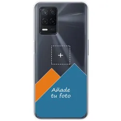 Personaliza tu Funda Gel Silicona Transparente con tu Fotografia para Realme 8 5G / Narzo 30 5G dibujo personalizada