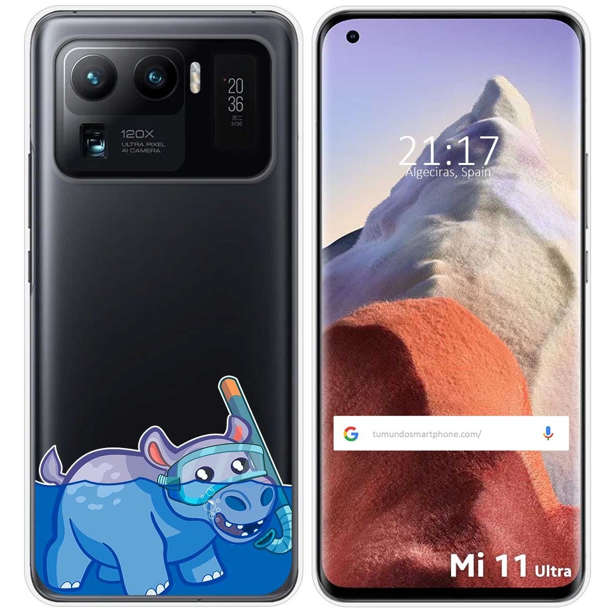 Funda Gel Transparente para Xiaomi Mi 11 Ultra 5G diseño Hipo Dibujos