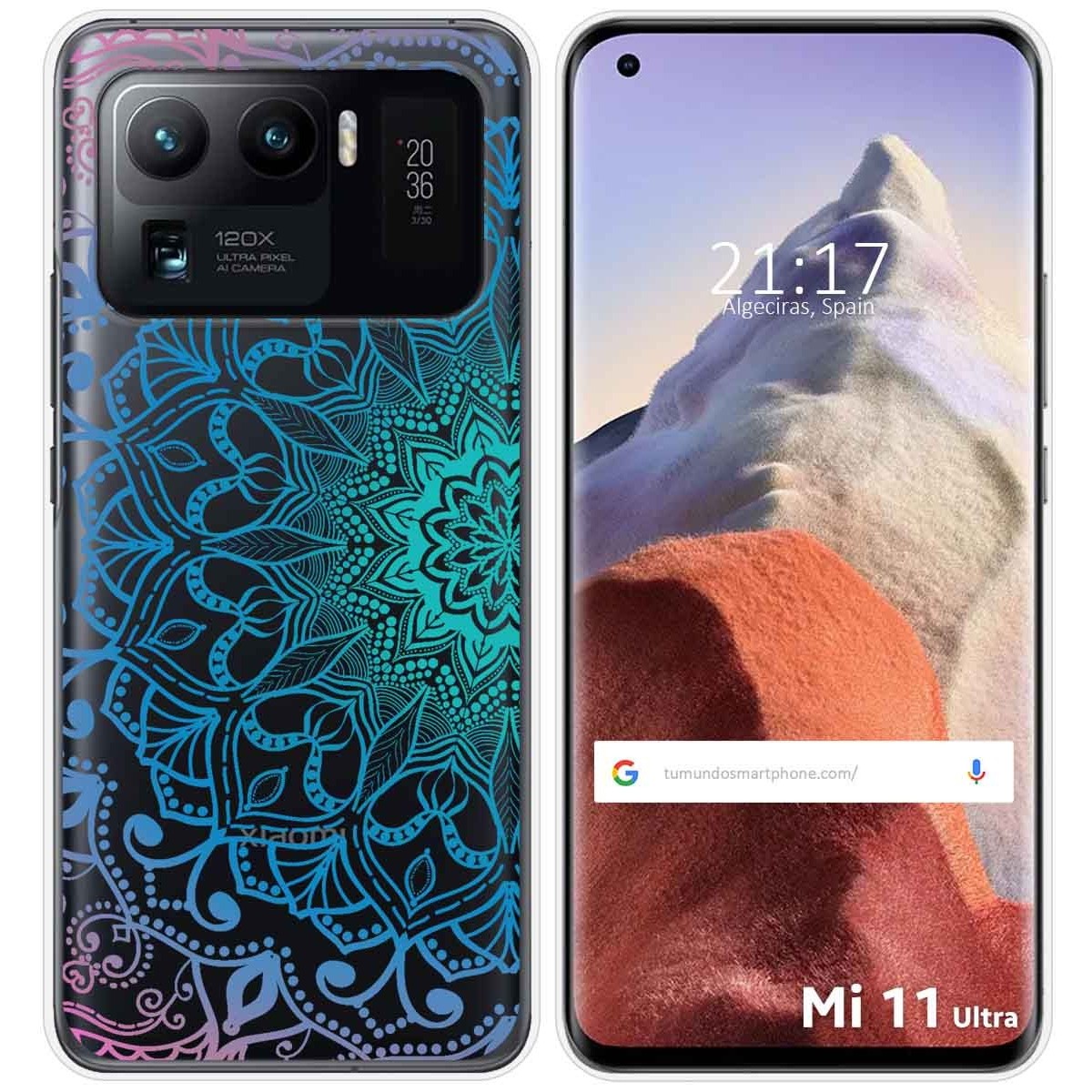 Funda Gel Transparente para Xiaomi Mi 11 Ultra 5G diseño Mandala Dibujos