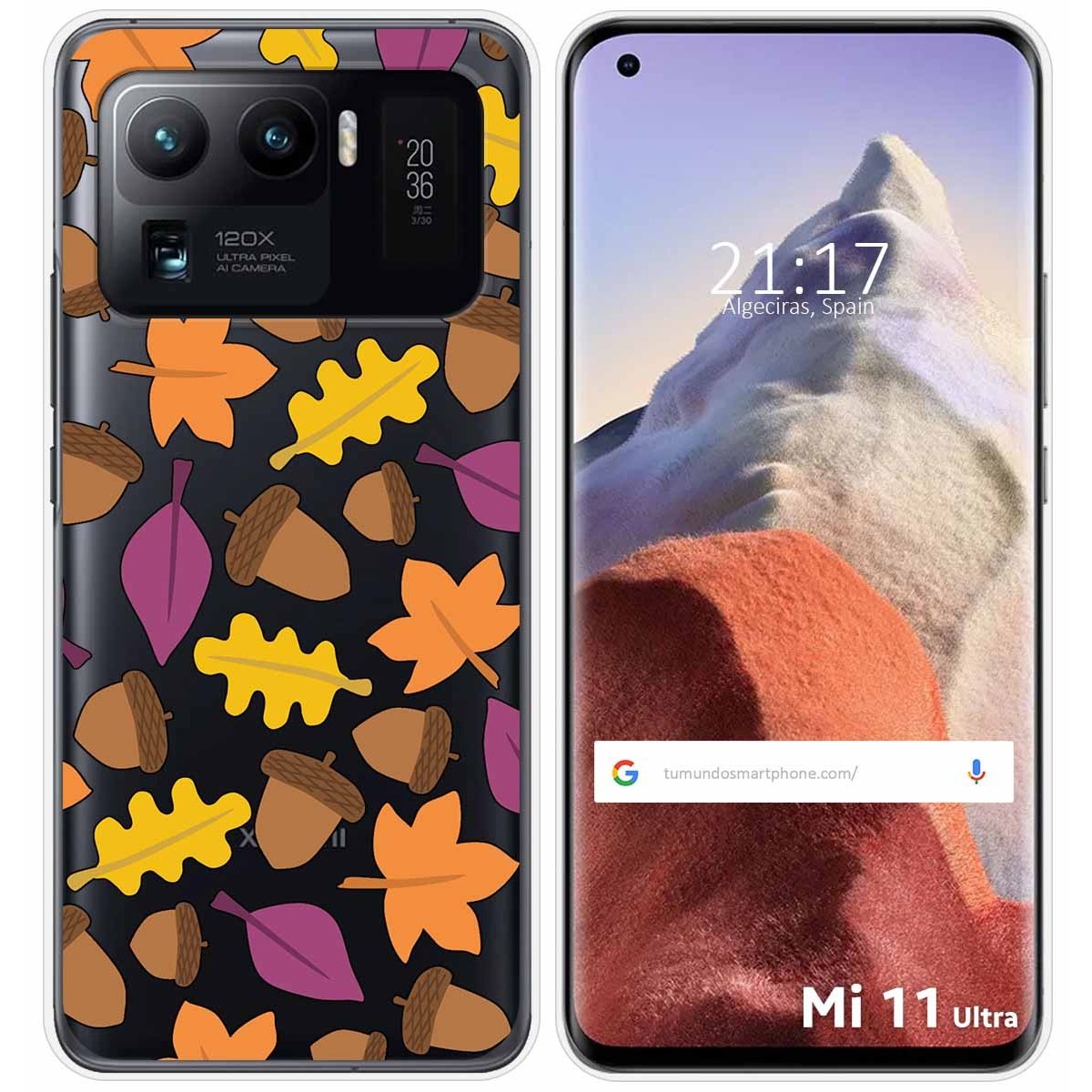 Funda Gel Transparente para Xiaomi Mi 11 Ultra 5G diseño Otoño Dibujos