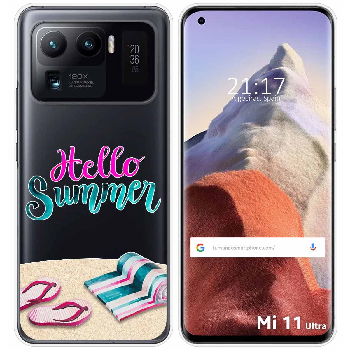 Funda Gel Transparente para Xiaomi Mi 11 Ultra 5G diseño Summer Dibujos