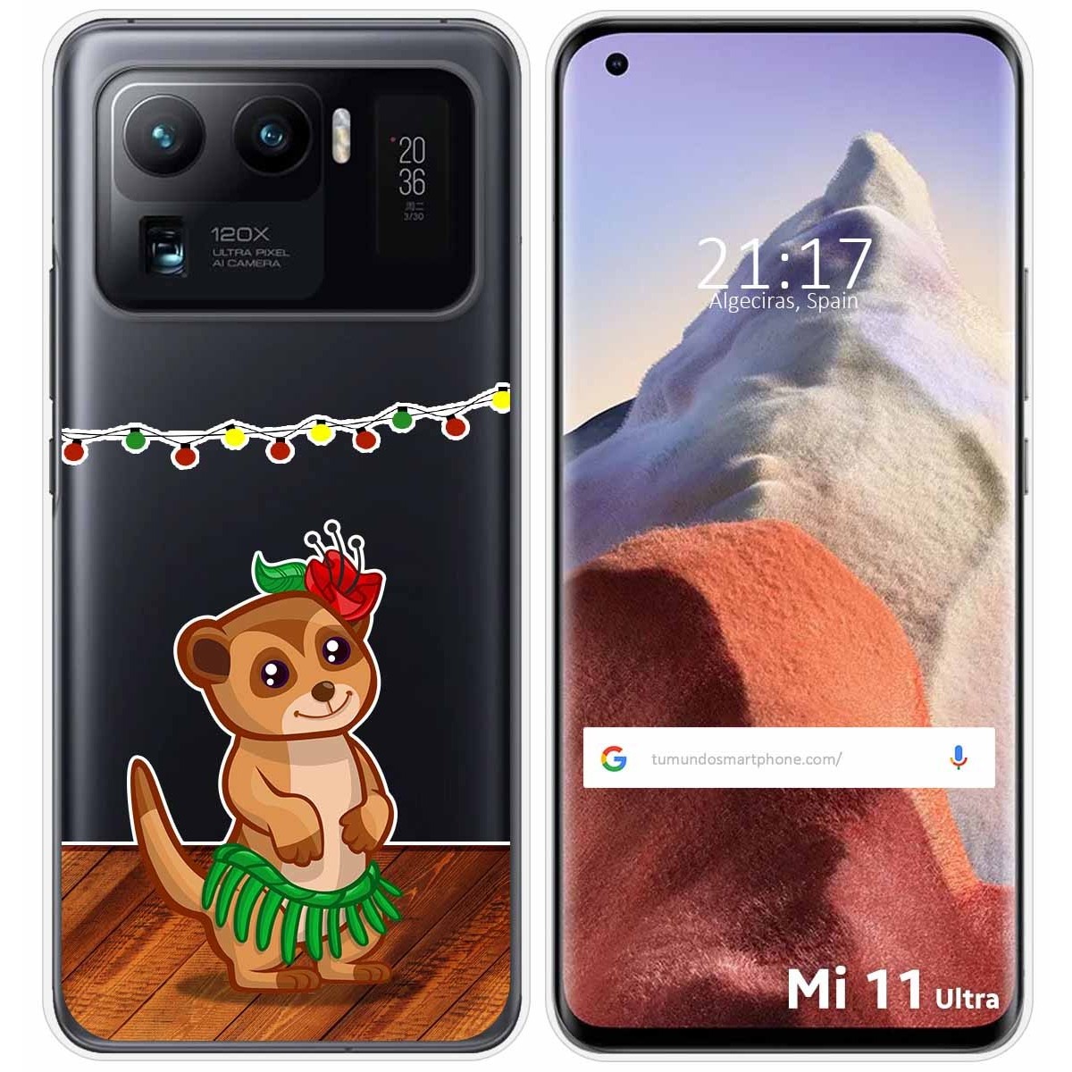 Funda Gel Transparente para Xiaomi Mi 11 Ultra 5G diseño Suricata Dibujos