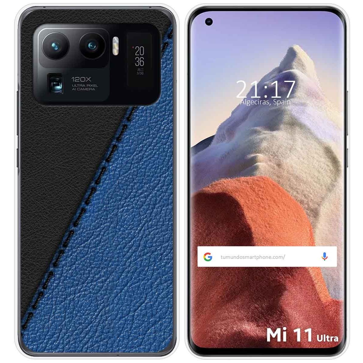 Funda Gel Tpu para Xiaomi Mi 11 Ultra 5G diseño Cuero 02 Dibujos