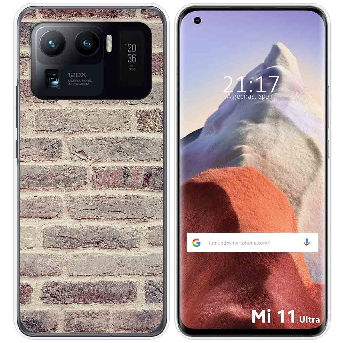 Funda Gel Tpu para Xiaomi Mi 11 Ultra 5G diseño Ladrillo 01 Dibujos