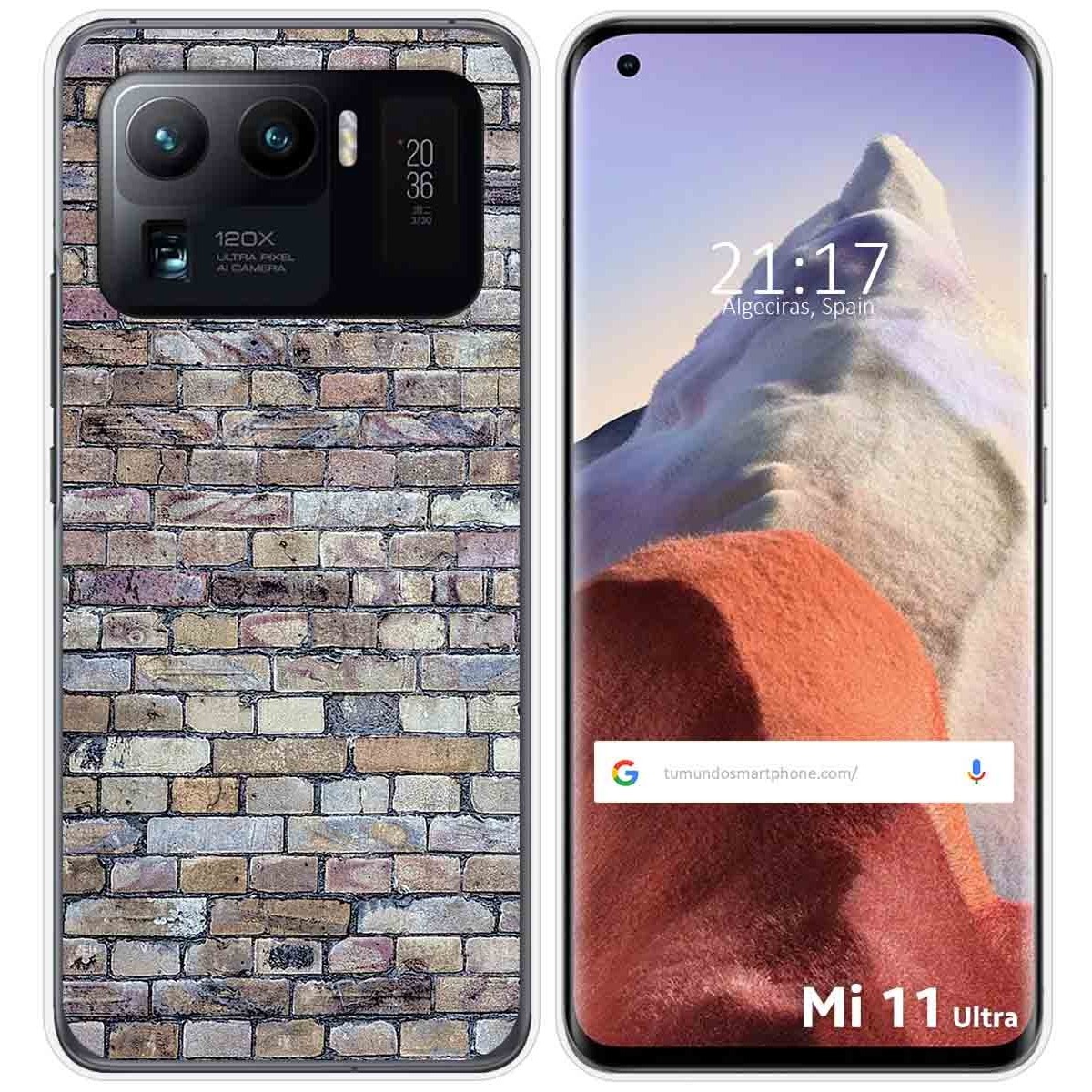 Funda Gel Tpu para Xiaomi Mi 11 Ultra 5G diseño Ladrillo 02 Dibujos