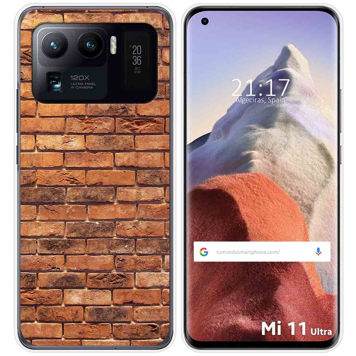 Funda Gel Tpu para Xiaomi Mi 11 Ultra 5G diseño Ladrillo 04 Dibujos