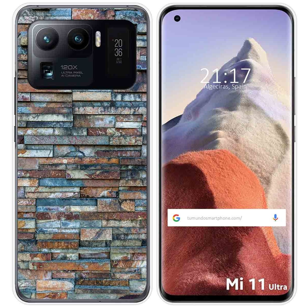 Funda Gel Tpu para Xiaomi Mi 11 Ultra 5G diseño Ladrillo 05 Dibujos