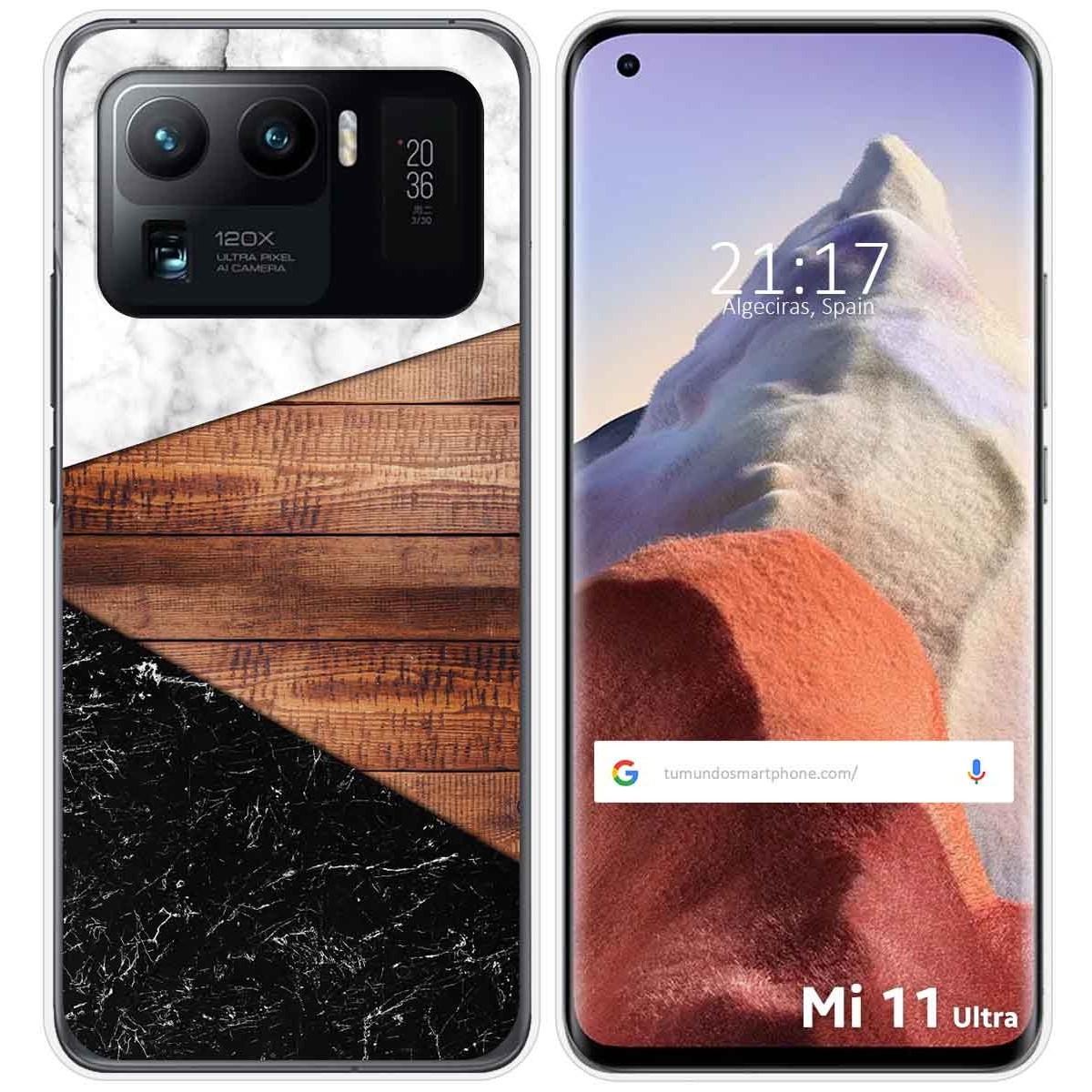 Funda Gel Tpu para Xiaomi Mi 11 Ultra 5G diseño Mármol 11 Dibujos