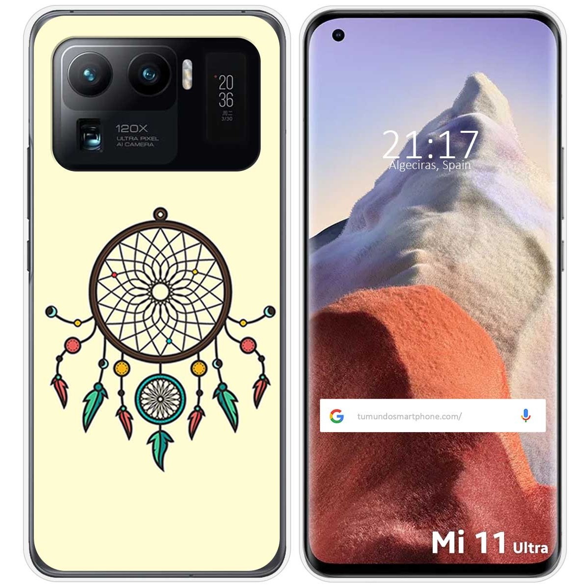 Funda Gel Tpu para Xiaomi Mi 11 Ultra 5G diseño Atrapasueños Dibujos