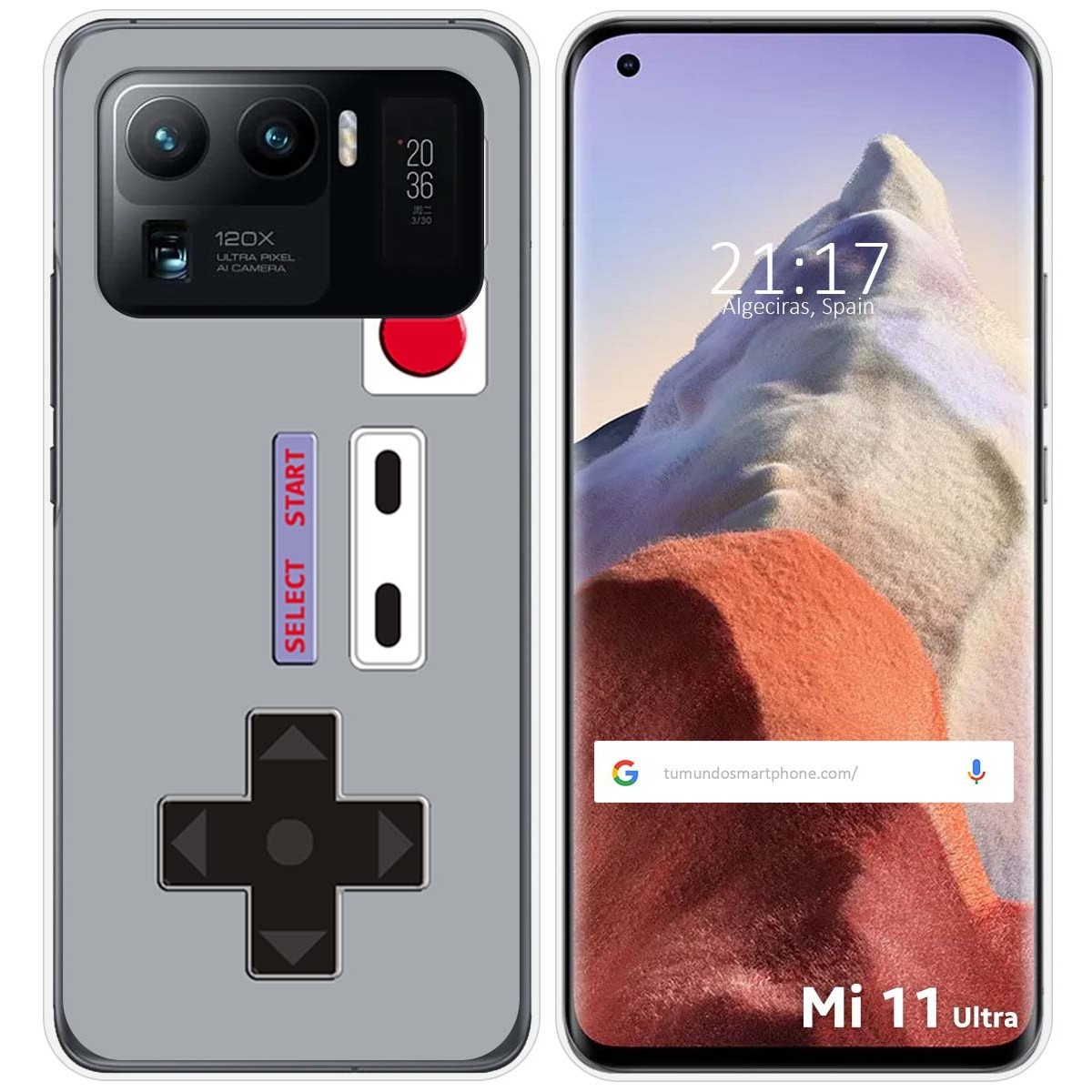 Funda Gel Tpu para Xiaomi Mi 11 Ultra 5G diseño Consola Dibujos