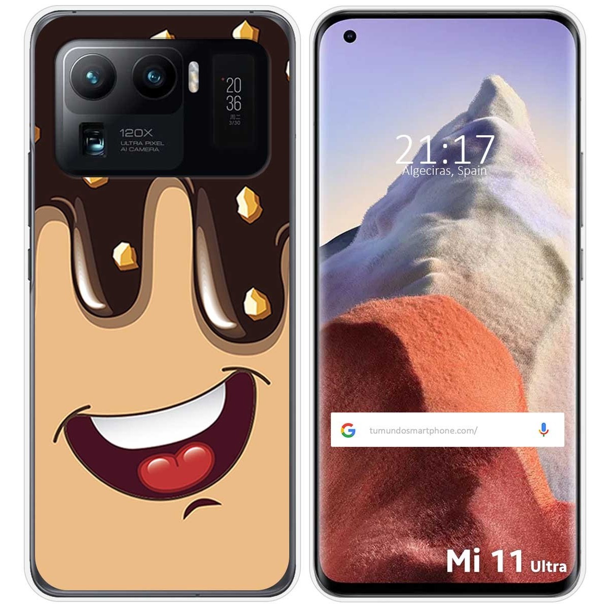 Funda Gel Tpu para Xiaomi Mi 11 Ultra 5G diseño Helado Chocolate Dibujos