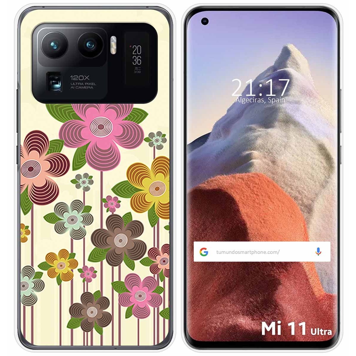 Funda Gel Tpu para Xiaomi Mi 11 Ultra 5G diseño Primavera En Flor Dibujos