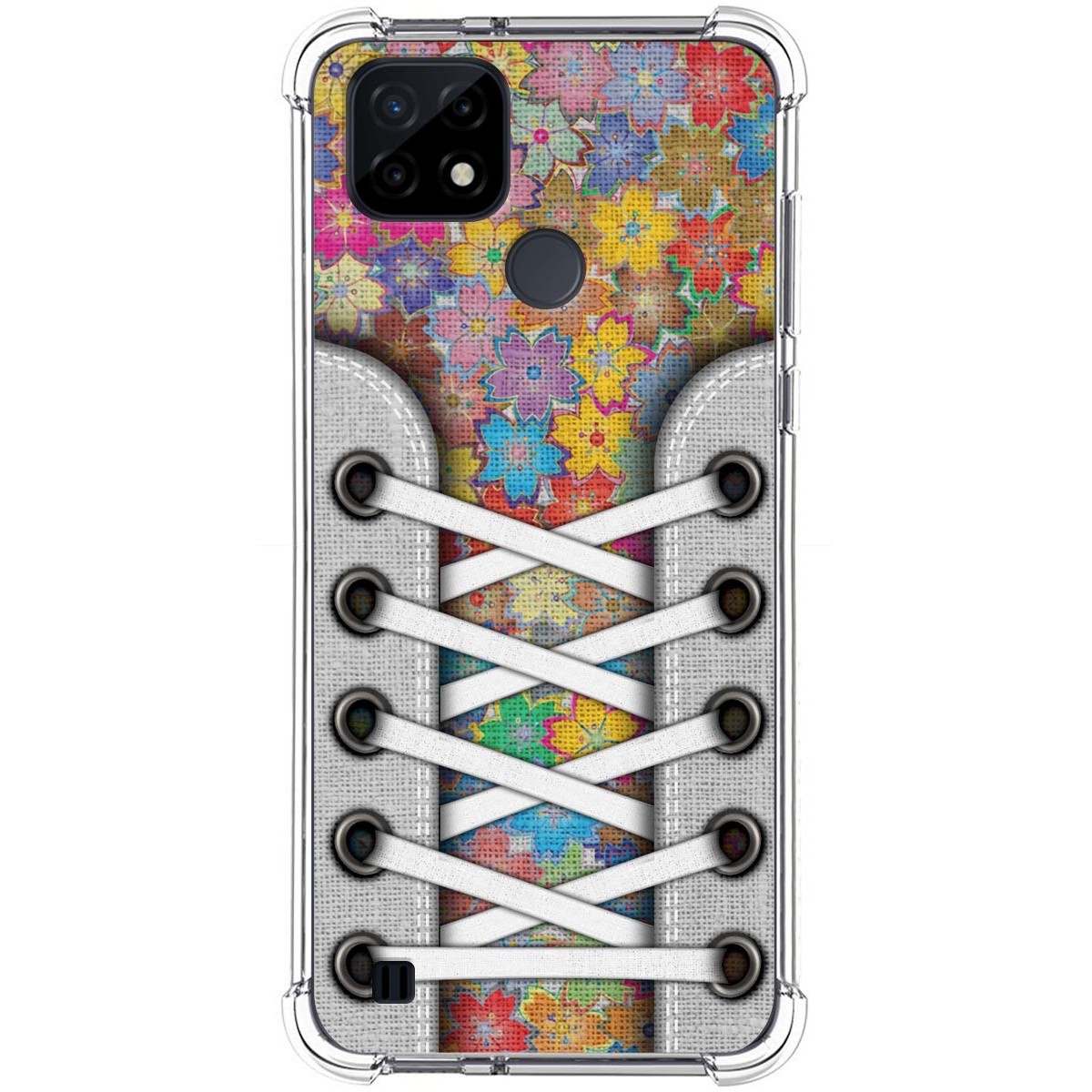 Funda Silicona Antigolpes para Realme C21 diseño Zapatillas 05 Dibujos