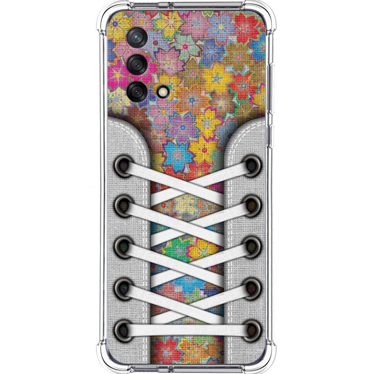 Funda Silicona Antigolpes para Vivo Y52 5G / Y72 5G diseño Zapatillas 05 Dibujos