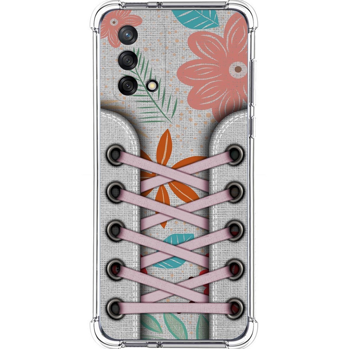 Funda Silicona Antigolpes para Vivo Y52 5G / Y72 5G diseño Zapatillas 09 Dibujos