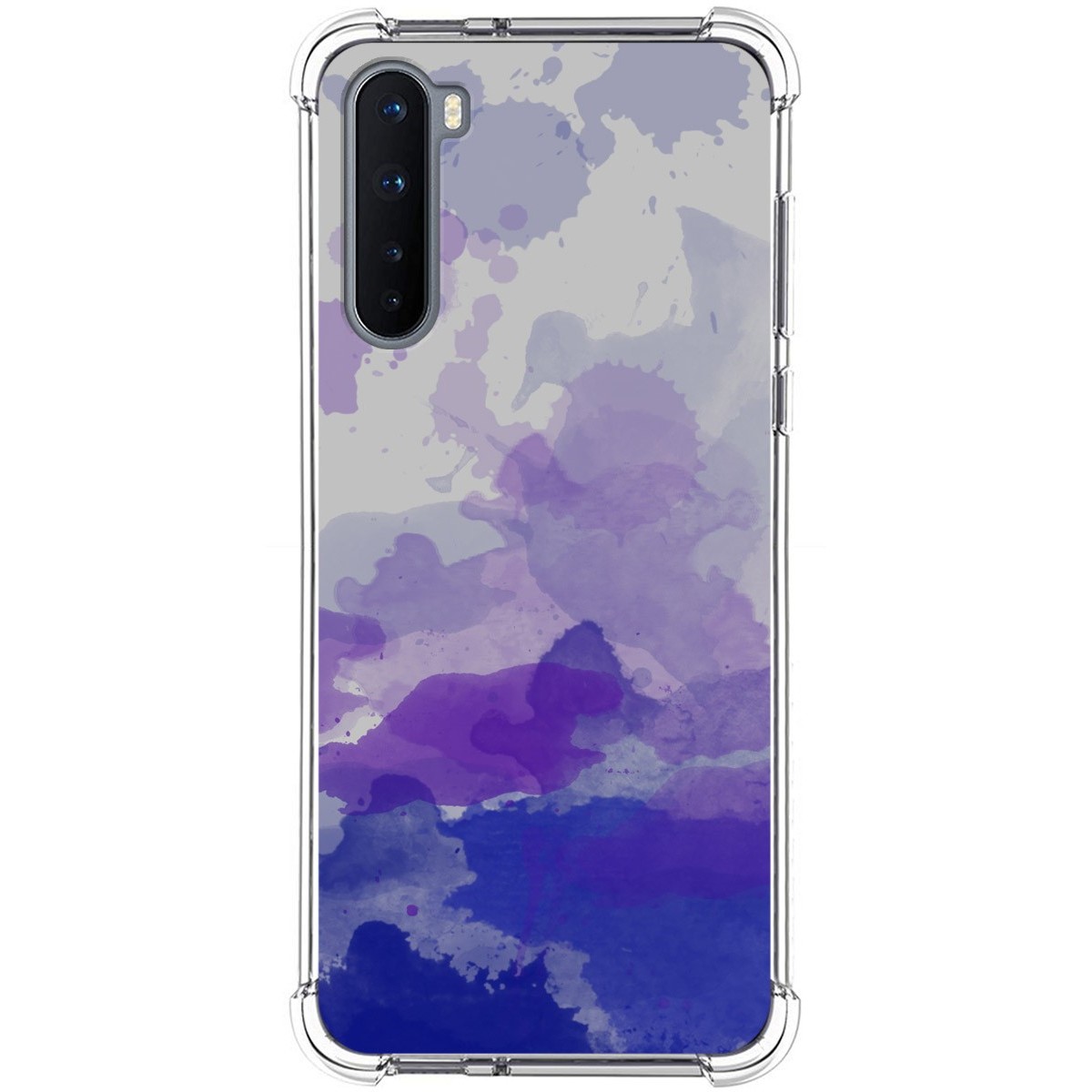 Funda Silicona Antigolpes para OnePlus Nord diseño Acuarela 09 Dibujos