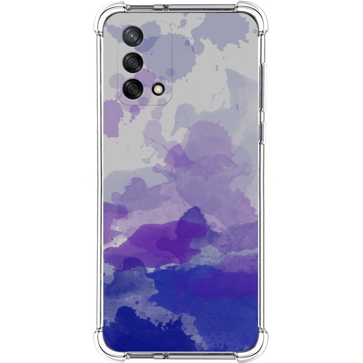 Funda Silicona Antigolpes para Oppo A74 4G diseño Acuarela 09 Dibujos