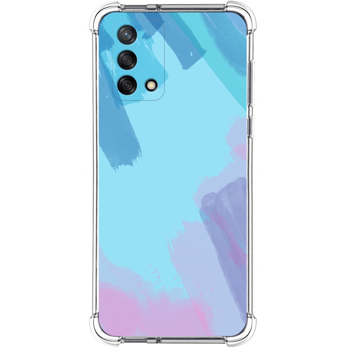 Funda Silicona Antigolpes para Oppo A74 4G diseño Acuarela 10 Dibujos