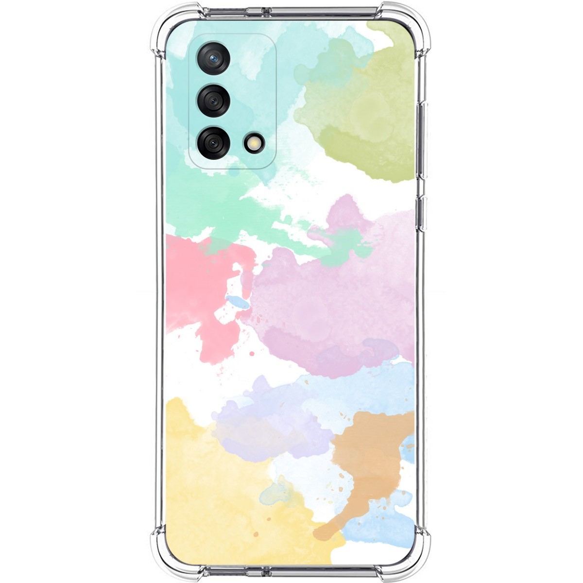 Funda Silicona Antigolpes para Oppo A74 4G diseño Acuarela 11 Dibujos