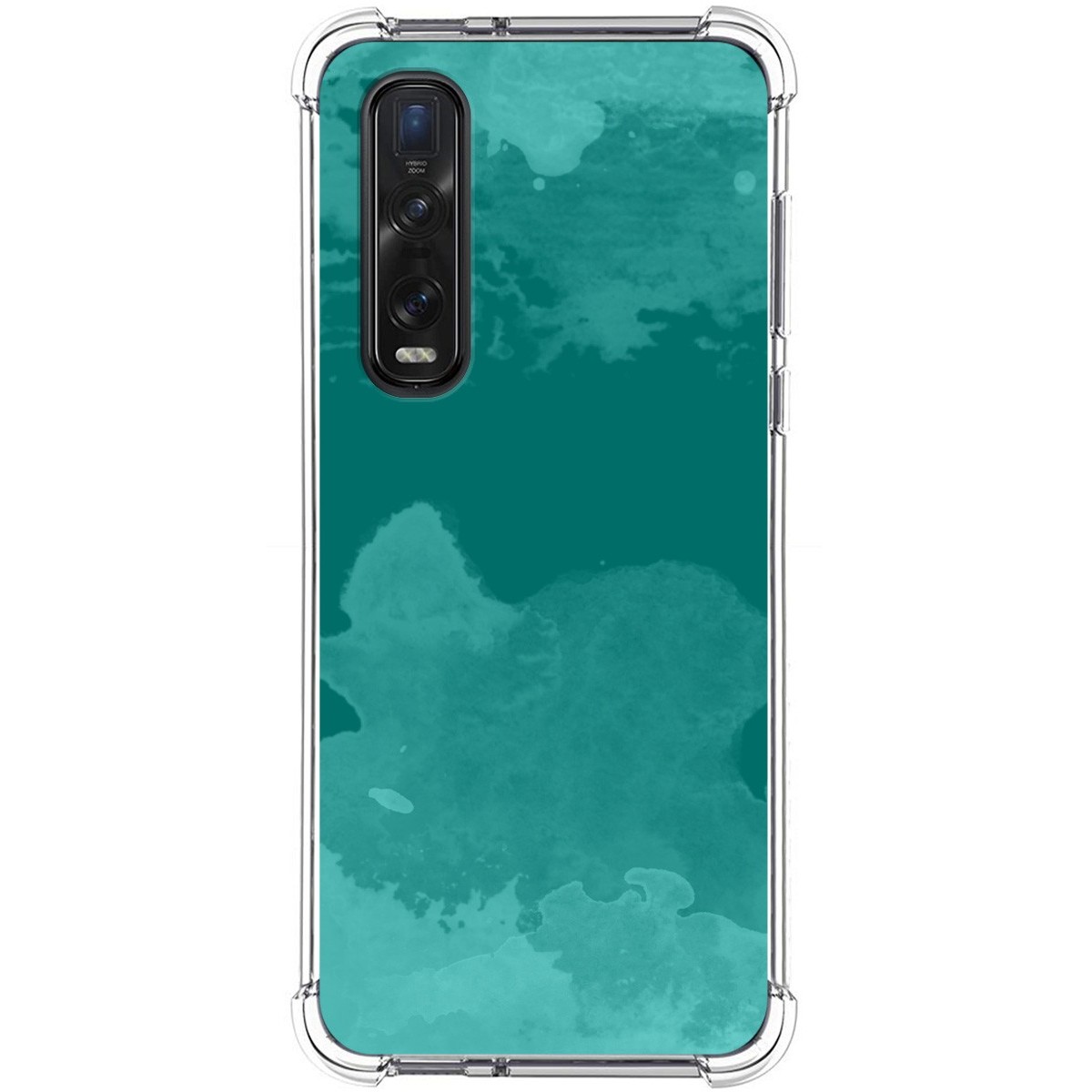 Funda Silicona Antigolpes para Oppo Find X2 Pro diseño Acuarela 06 Dibujos