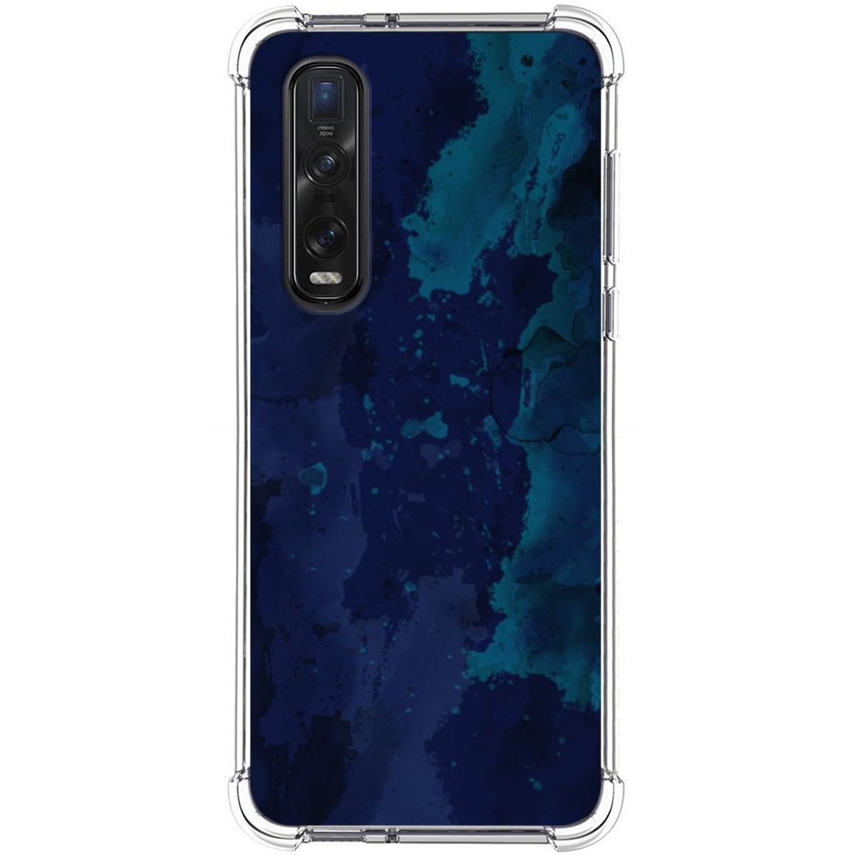 Funda Silicona Antigolpes para Oppo Find X2 Pro diseño Acuarela 13 Dibujos