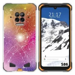 Funda Silicona para Doogee S86 / S86 Pro diseño Abstracto Dibujos