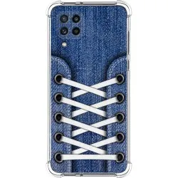 Funda Silicona Antigolpes para Samsung Galaxy M32 diseño Zapatillas 01 Dibujos